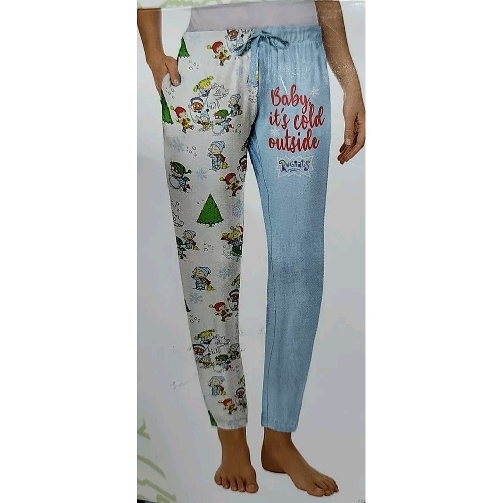 Nickelodeon Rugrats Women's Sleep Jogger Christmas Size 2X (18w 20w) New